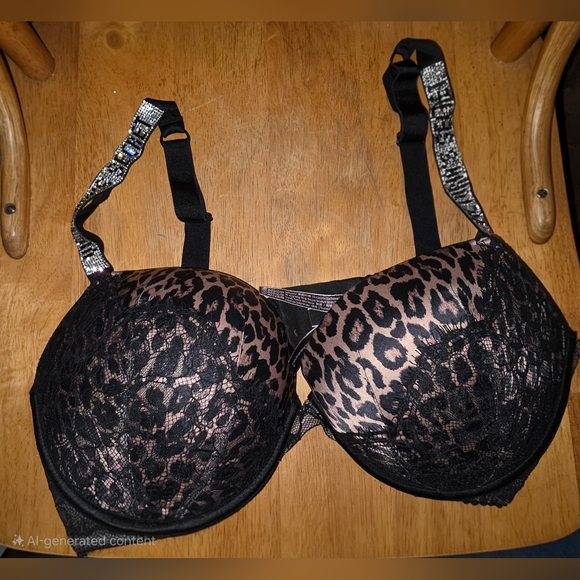 Victoria's Secret Very Sexy Bra 38D Rhinestones - Picture 1 of 9